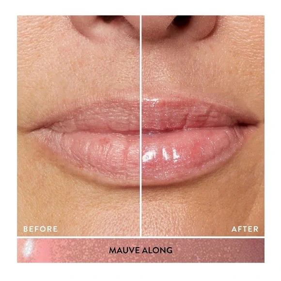 NEW Laura Gellar Fine Shine Glossy Lip Oil Mauve Along - Picture 2 of 5